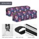 thumbnail image 4 of Fotbe leaf flower Skull colorful Estuche para Lápices de Cuero con Estampado, Estuche con Cremallera Resistente, Organizador Compacto y Elegante para Papelería, 4 of 7
