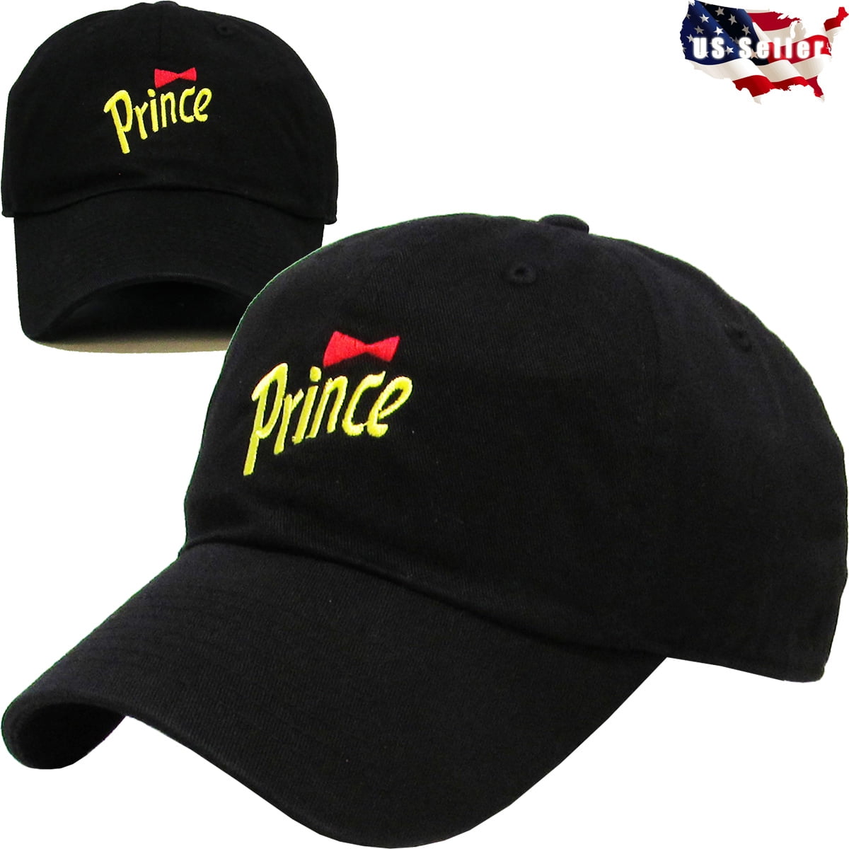 Prince Black Dad Hat Baseball Cap Polo 