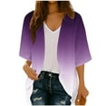thumbnail image 2 of Xuyuer Cardigan for Women 3/4 Sleeve Lightweight Summer Kimono Cardigan Loose Beach Cover Up 2026 Summer Cardigan Casual V Neck Cute Tops Floral Kimono Summer Short Cover Ups, 2 of 7