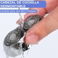 thumbnail image 3 of Mini afeitadora eléctrica de doble cabezal - Portátil, duración de batería de 60 minutos, ideal para viajes de negocios, 3 of 4