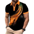 thumbnail image 2 of Afdoent Polo Shirts For Men Summer Short Sleeved Polo Shirt Fashion Casual Business Large Sized Breathable Buttoned Collar Shirt Breathable, 2 of 4