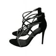 thumbnail image 2 of INC Womens Krista Open Toe Ankle Strap Heels, 2 of 8