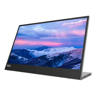 Lenovo L15 15.6" 1080p IPS 60 Hz Computer Monitor, Raven Black, 66E4UCC1US