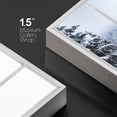 thumbnail image 4 of wall26 Canvas Print Wall Art Window View Winter Wonderland Snowy Pine Tree Forest Wilderness Nature Photography Realism Scenic Landscape Colorful Multicolor for Living Room, Bedroom, Office - 24&quot, 4 of 5