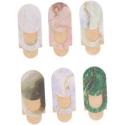 6pcs Blocker Mixed Webcam Protector Slider Camera Phone Laptop Style Slide Marble Lens Pattern Privacy Cover