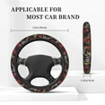 thumbnail image 5 of Balery Vintage Gaming print Steering Wheel Covers Elastic Skidproof Steering Wheel Protective Cover Case for Men Women Universal 15 Inches Cars Accessories, 5 of 8