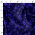 thumbnail image 2 of Soimoi Florals Print, Poly Taffeta Fabric, Decor Sewing Fabric by The Yard 56 Inch Wide, Decorative Fabric for Outdoor Upholstery, Umbrellas and Home Accents, Dark Blue, 2 of 6