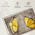 thumbnail image 6 of Elephant Stock Yellow Butterflies Wall Art - Horizontal Canvas Wall Art - Dining Room Wall Decor - Animal Canvas - Yellow And Gray Decor - 12" x 8", 6 of 8