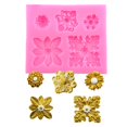 thumbnail image 6 of XKHAZA Silicone Mold Flower Chocolate Fondant Polymer Clay Candy Gummy Mold, Flower Shaped Silicone Molds for DIY Cake Cupcake Decor Craft, 6 of 9