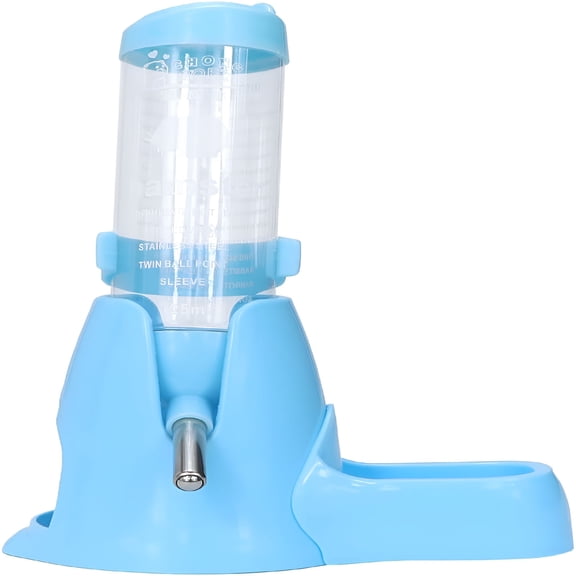 ACDANC Hamster Water Bottle with Food Container Base Hut No Drip Drinking Dispenser for Dwarf Hamster Rats Mouse Gerbil Mice