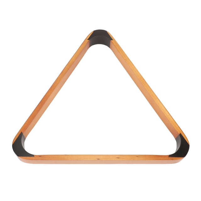 Pool Ball Rack, Pine Wood Classic Compact Billiard Ball Triangle Rack Sturdy for Game Room