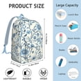 thumbnail image 5 of Stunning Floral Pattern Backpack for School College Roomy Bookbag with Laptop Compartment Reliable Backpack Gift for Commuting Travel, 5 of 5