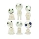 thumbnail image 1 of Bewildely 6 Pieces Specter Miniature Ornaments Luminous Car Decor Alien Room Yard Glowing Statue Landscape Garden Halloween Decoración, 1 of 6