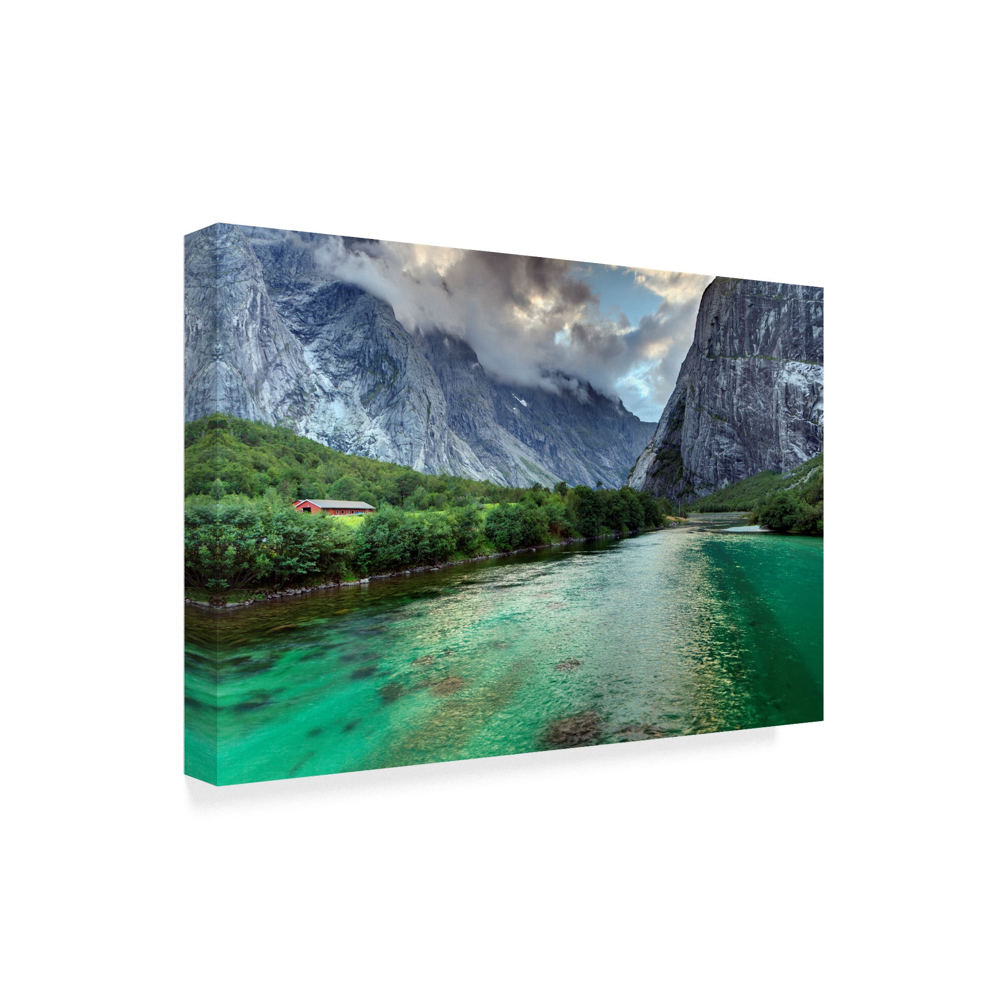 Trademark Fine Art 'Mountain Rustic Norway 34' Canvas Art by Maciej Duczynski