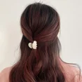 thumbnail image 5 of Pinza de pelo con forma de corazón para mujer y niño, accesorio para el cabello de 3,5 cm, estilo francés, Retro, cangrejo de acetato, colorido, 5 of 5