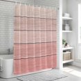 thumbnail image 5 of Shower Curtain Pink Wood Grain Bathroom Curtains with Hooks, Waterproof Fabric Rustic Farmhouse Wooden Board Bath Shower Curtains Set for Bathroom Bathtubs Decor 72x72 Inch, 5 of 9