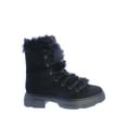 thumbnail image 2 of Bamboo Women Winter Lace Up Boot in Black, 2 of 4