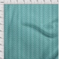 thumbnail image 4 of oneOone Velvet Turquoise Green Fabric Asian Block Craft Projects Decor Fabric Printed By The Yard 58 Inch Wide, 4 of 4