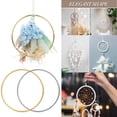 thumbnail image 3 of WINOMO 10 Pcs Dream Catcher Rings Macrame Rings Craft Rings Dream Floral Hoops Catcher Supplies, 3 of 4