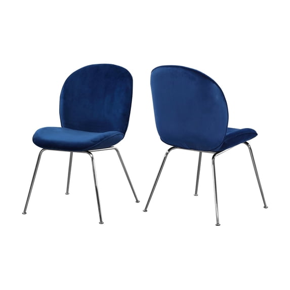 Meridian Furniture Inc Paris Upholstered Dining Side Chair - Set of 2