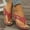 Red, variant on iTNHFP Dearfoam Slippers Women Purple Women's Summer Fashion Solid Color Hollowed Out Drill Clip Toe Slippers Casual Comfort Lightweight Non Shoes