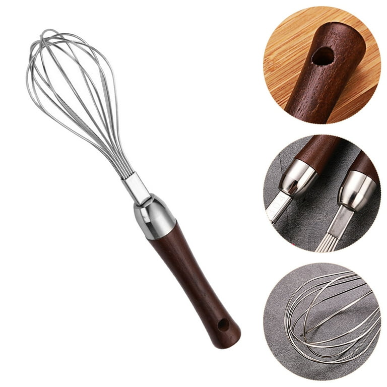 NUOLUX Wire Whisk Cooking Egg Whisk Kitchenstainless Whisks Small Metal  Manual Balloon Steel Whisks Mini Tool Hand Steel Beater