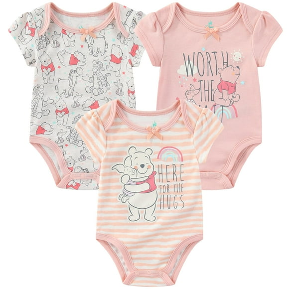 Pack de 3 trajes de Winnie The Pooh de Disney para niñas recién nacidas
