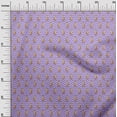 thumbnail image 3 of oneOone Silk Tabby Violet Fabric Animal Quilting Supplies Print Sewing Fabric By The Yard 42 Inch Wide, 3 of 5