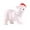 A, variant on JJKBVCLO Christmas Polar Bear Ornaments Christmas Mini Ornaments Micro Ornament For Christmas Party Decorations