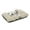 Beige, variant on MoNiBloom Medium Pet Bed, 28" Short Plush Washable-Rectangle (Beige)