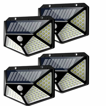 

Outdoor Solar Lights - 5.11 x 3.7 100 Led Super Bright Motion Sensor Light 270° Wide Angle Wireless Security IP65 Wall Lights Xmas Gifts