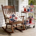 thumbnail image 7 of Beautynvta 4th of July Pillow Covers, American Flag Stars Stripe Patriotic Pillow Covers, Red White Blue Cushion Case for Sofa Bed Couch Decor, 12x20 Inch, 7 of 7
