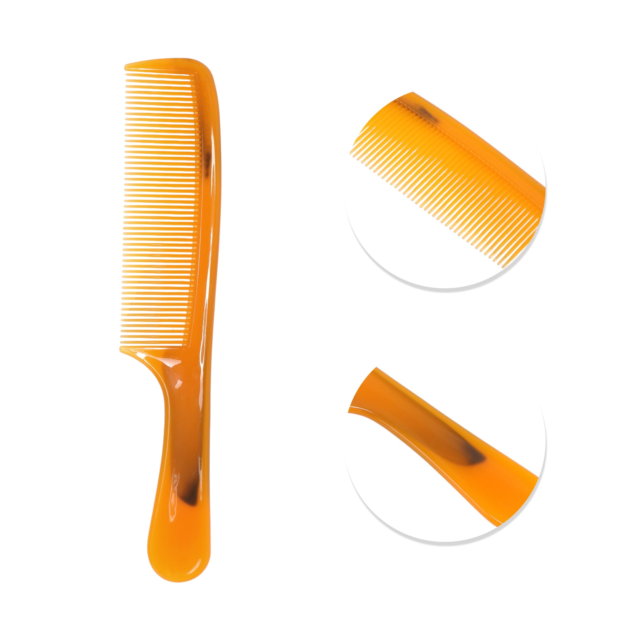 Unique Bargains 1 Piece Portable Tendon Comb for Curly Hair in Vibrant Orange Color