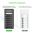 thumbnail image 6 of Powerowl Rechargeable Battery Charger with 4 AA and 4 AAA Rechargeable Batteries NiMH, 6 of 7