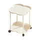 thumbnail image 2 of Estante de almacenamiento para mesa auxiliar, mesa de centro, mesita de noche, carrito de almacenamiento, estante de almacenamiento móvil para dormitorio, sala de estar, escritorio de estudio, requier, 2 of 6