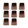 thumbnail image 1 of 8 Uds. Protectores de suelo para patas de silla con gorros de fieltro para patas de silla, cubierta Tomshoo L cuadrado, 1 of 7