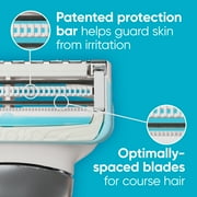 Gillette Venus for Pubic Hair and Skin, Womens Razor Handle + 4 Refills