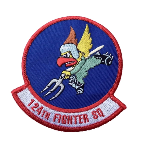 124TH FIGHTER SQ Hawkeyes Patch - Sew On