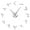 Silver,27inch, variant on Break Dancing Modern Design Large DIY Wall Clock Hip Hop Home Décor Wall Watch Acrylic Mirror Stickers Breaking Dancer Gift(Black,27inch)