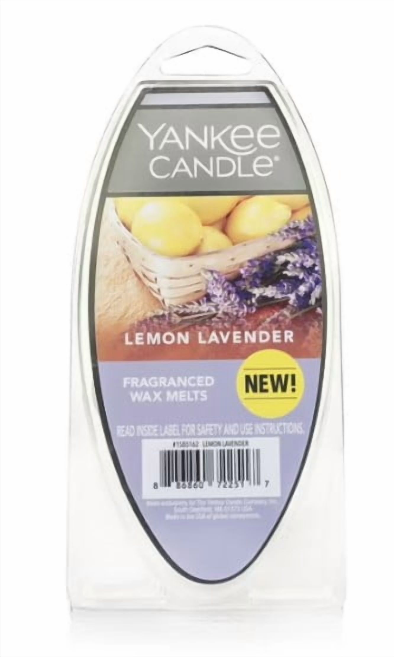Yankee Candle Wax Melts Pack of 3 - Sicilian Lemon Black Cherry and Lemon Lavender