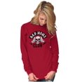 thumbnail image 5 of Bad Moms Club Funny Mothers Day Skull Women's Long Sleeve T Shirt Brisco Brands 3X, 5 of 6