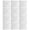 White, variant on Pack of 12 Square Foam Panels Polyester Polyester Soundproof Wall Panels Wall Tiles Suitable for Living Room Studios