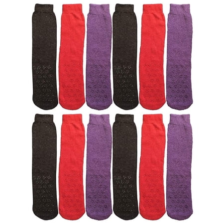 Yacht & Smith Mens Diabetic Neuropathy Edema Socks, Cotton Crew, Ankle Medical Sock, Size 10-13