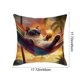 thumbnail image 3 of CaiYueKe Modern Linen Pillow Cover 45x45cm - Cute Animal Print Washable Decorative Cushion Case with Zipper for Living Room Bedroom Sofa Chair Home Decor, Cozy Soft Throw Pillow Slipcover, 3 of 7
