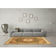 thumbnail image 3 of Ahgly Company Indoor Square Abstract Brown Modern Area Rugs, 3' Square, 3 of 4