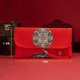 thumbnail image 5 of Sobres rojos chinos Sobre para dinero de la suerte de Año Nuevo, preciosas bolsas/sobres de regalo de seda roja Sobres de paquete rojo Hongbao para la boda de la novia 4, 5 of 5