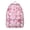 Pink, variant on Flowers Print Travel Backpack for School College and Work, Large Capacity Bookbag with Laptop Sleeve, Durable Everyday Commuting Backpack, Sunflower Floral Design Unisex Gift for Teens Adults