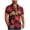 Red, variant on Lovzfmll Summer Beach Camp Collar Short Sleeve Bowling Shirt for Men, Casual Button Up with Soft Hawaiian Print Orange, M