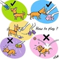 thumbnail image 4 of Juguete de Látex Chiwava Divertido Interactivo para Perros Pequeños Paquete de 3 5.7 Pulgadas, 4 of 10