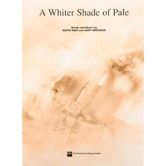 A WHITER SHADE OF PALE